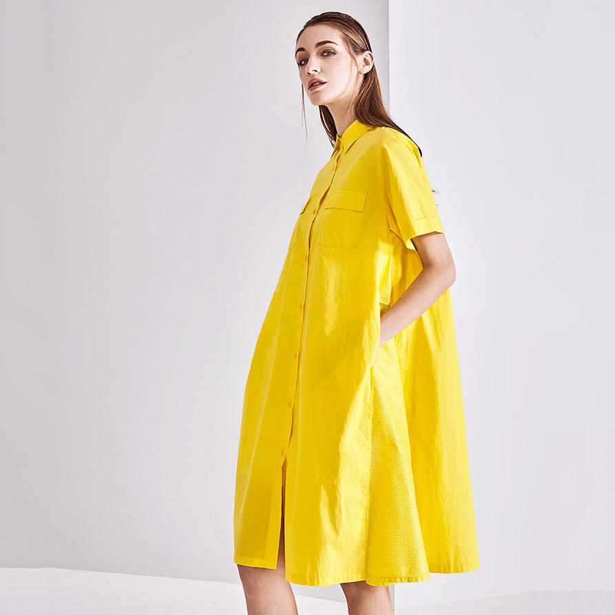 Yellow Short Sleeve Casual Girl’s Dress Yellow Short Sleeve Casual Girl’s Dress