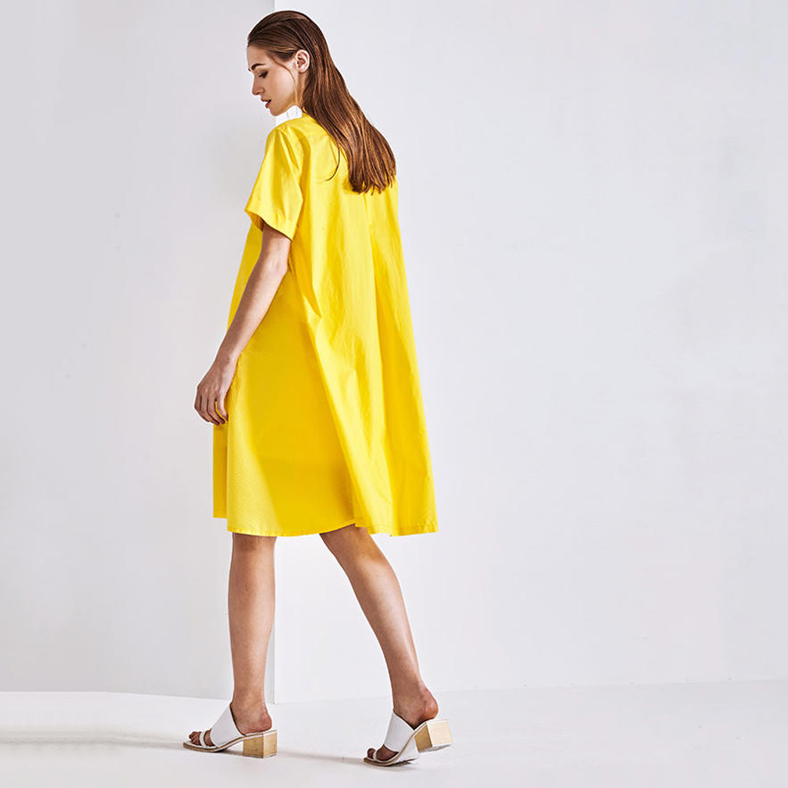 Yellow Short Sleeve Casual Girl’s Dress Yellow Short Sleeve Casual Girl’s Dress